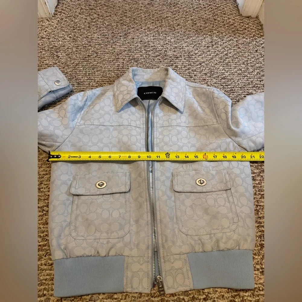 Coach Signature Jacquard Bomber Jacket (Style No. C9780), Size S